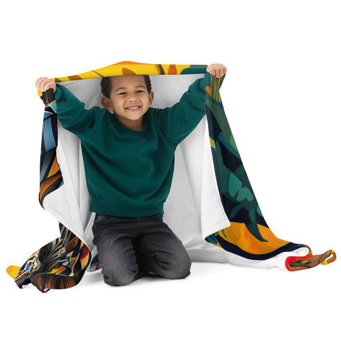 Giraffe Mama Africa Blanket